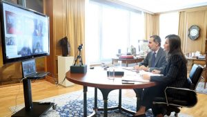 Representantes del Cermi Estatal mantienen una videoconferencia con los Reyes de España