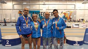El Capex gana cuatro medallas en el Campeonato de España master de pista cubierta