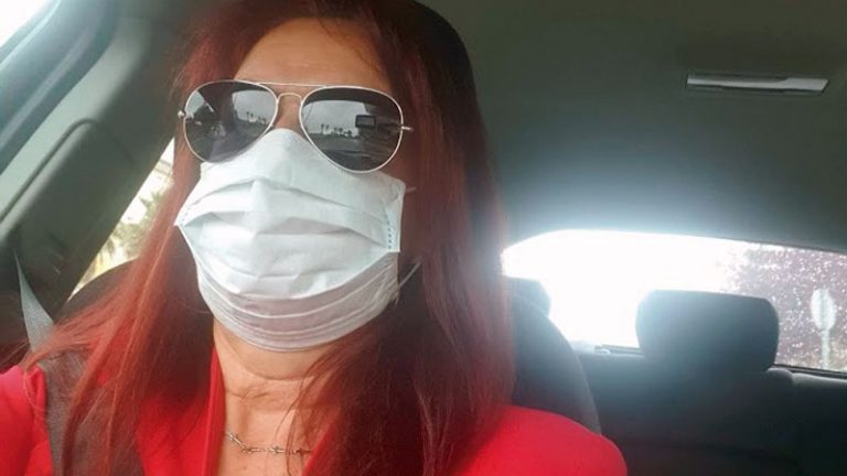 Por poquito no nos pilla el coronavirus. Grada 144. Mamen Vázquez