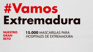 La Asociación Extremeña de la Empresa Familiar e Ibercaja promueven la compra de material de protección para los sanitarios