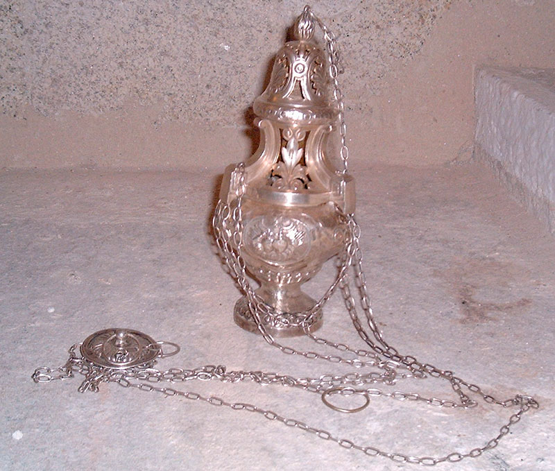 Incensario. Foto: Cedida