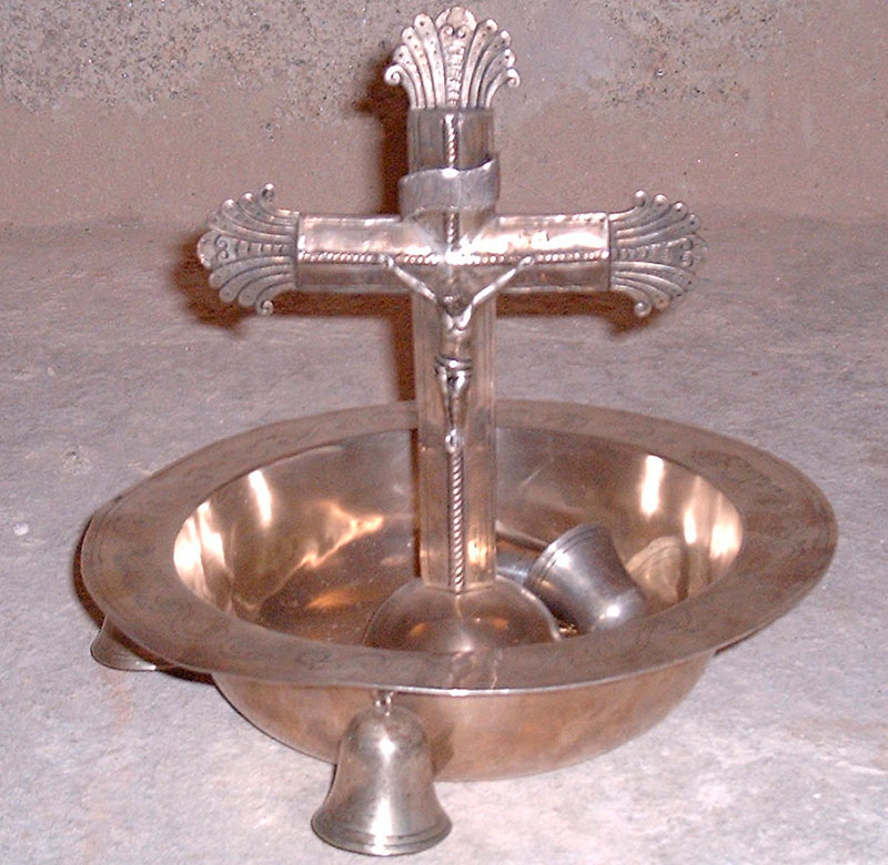 Lavatorio con Crucificado. Foto: Cedida