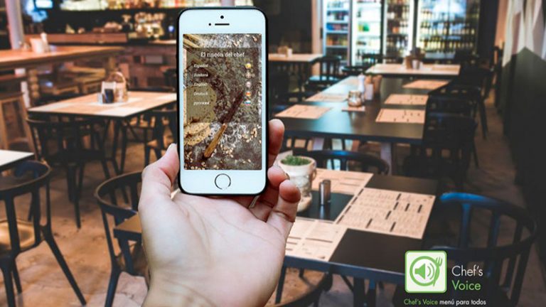 Chef's Voice, la solución accesible y tecnológica e higiénica para los restaurantes