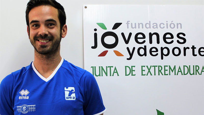 Alejandro Sánchez Rebollo renueva con el Extremadura Cáceres Patrimonio de la Humanidad de voleibol