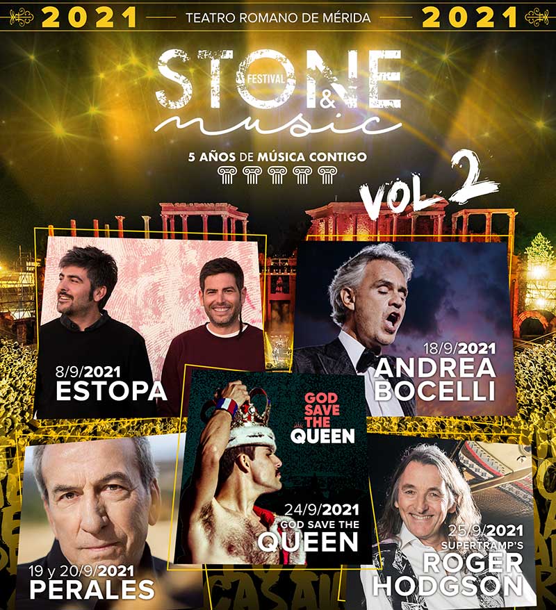 Varios conciertos del Festival Stone & Music de Mérida se aplazan al verano de 2021