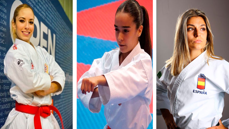 Tres karatekas extremeñas han sido convocadas por el Equipo Nacional