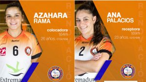 El Extremadura CPV renueva a Azahara Rama y Ana Palacios