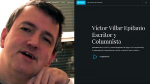 El activista con discapacidad Víctor Villar Epifanio crea una web con sus obras