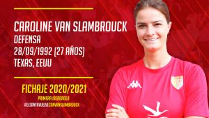 Caroline Van Slambrouck se incorpora a las filas del Liberbank Santa Teresa Badajoz