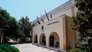 Comienza un nuevo curso de la Residencia Universitaria Hernán Cortés. Grada 148. Diputación de Badajoz
