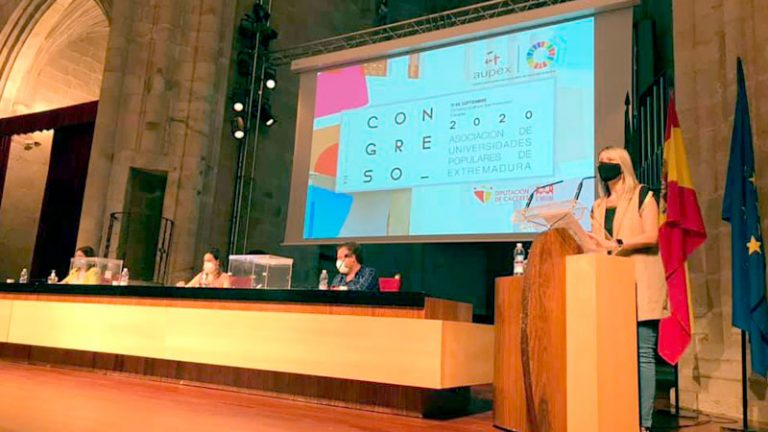 Mónica Calurano presidirá la Asociación de Universidades Populares de Extremadura
