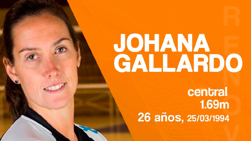 Johana Gallardo continuará en la disciplina del Club Pacense Voleibol