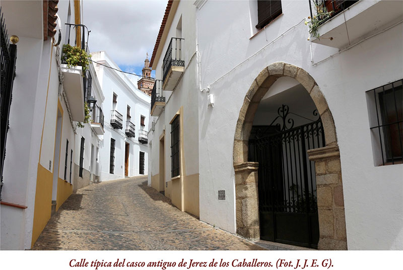 Calle del casco antiguo de Jerez de los Caballeros