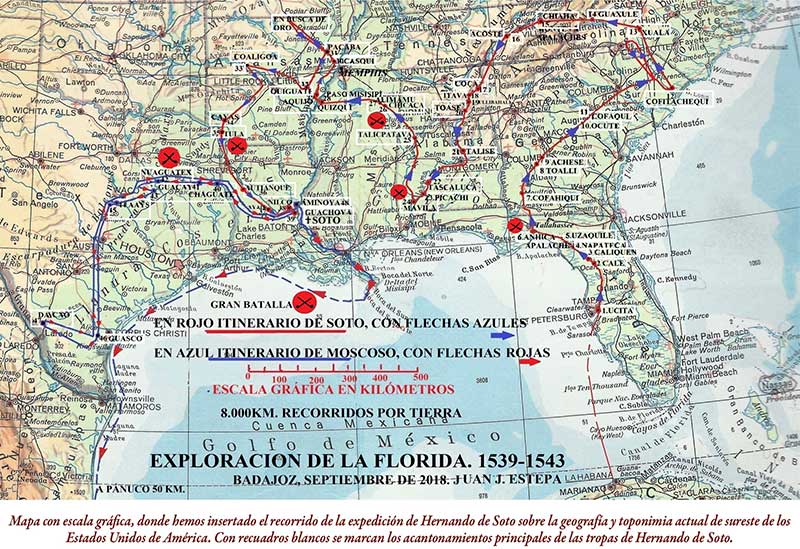 Recorrido de Hernando de Soto