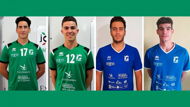 El Cáceres Voleibol renueva a Roberto Rodríguez y Alejandro Parente y ficha a Mario García y a Antonio Espejo