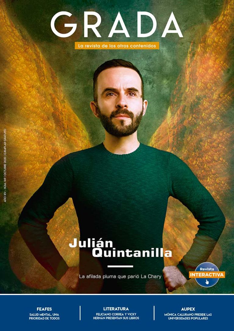 Julián Quintanilla. La afilada pluma que parió La Chary. Grada 149. Portada
