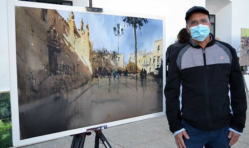 El ganador del segundo premio, Miguel San Pedro Díaz. Foto: Cedida