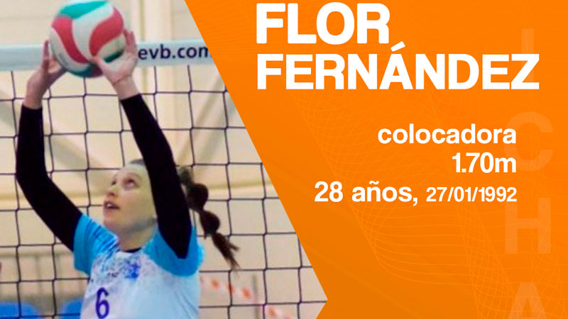 La colocadora Flor Fernández ficha por el Club Pacense Voleibol