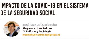 Impacto de la Covid-19 en el sistema de la Seguridad Social. Grada 150. José Manuel Corbacho