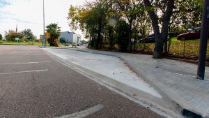 La Avenida de la Hispanidad de Mérida cuenta con una nueva parada de autobús accesible