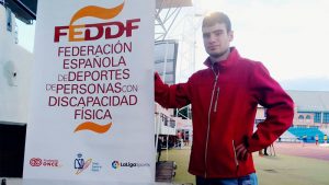 David Madroñero consigue dos medallas de oro en el campeonato de España de atletismo adaptado
