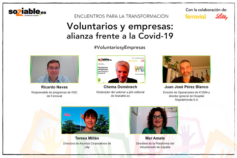 Encuentro virtual sobre voluntariado y empresa