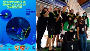 La selección extremeña de buceo deportivo de competición se proclama campeona de España