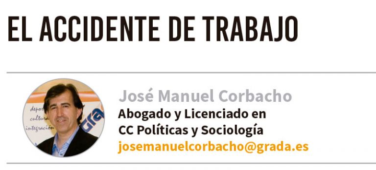 El accidente de trabajo. Grada 152. José Manuel Corbacho