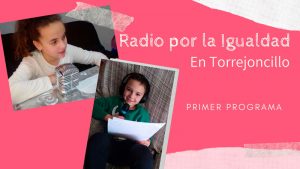 Escolares de Torrejoncillo emiten su primer programa del proyecto 'Radio por la igualdad'