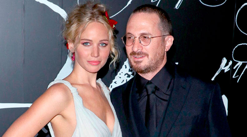 El director Darren Aronofsky y la actriz Jennifer Lawrence en la presentación de ‘Madre!’. Foto: Cedida