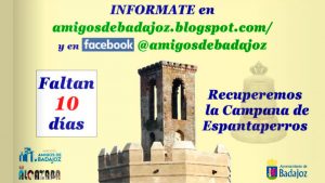 La iniciativa para reponer la campana de Espantaperros en Badajoz encara su recta final