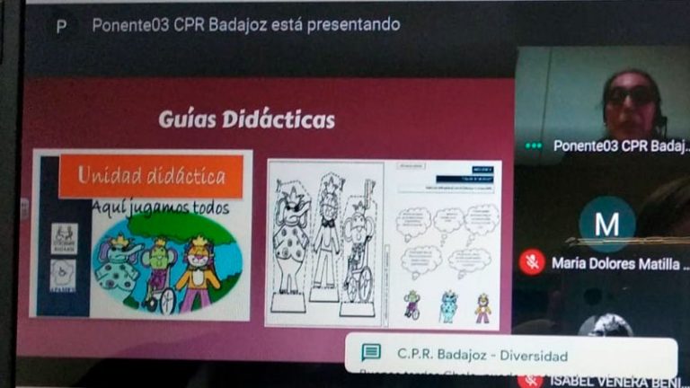 Cocemfe Badajoz participa en una jornada de sensibilización del Centro de Profesores y Recursos