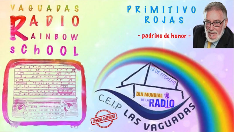 El colegio Las Vaguadas celebra el Día de la radio entrevistando a Primitivo Rojas