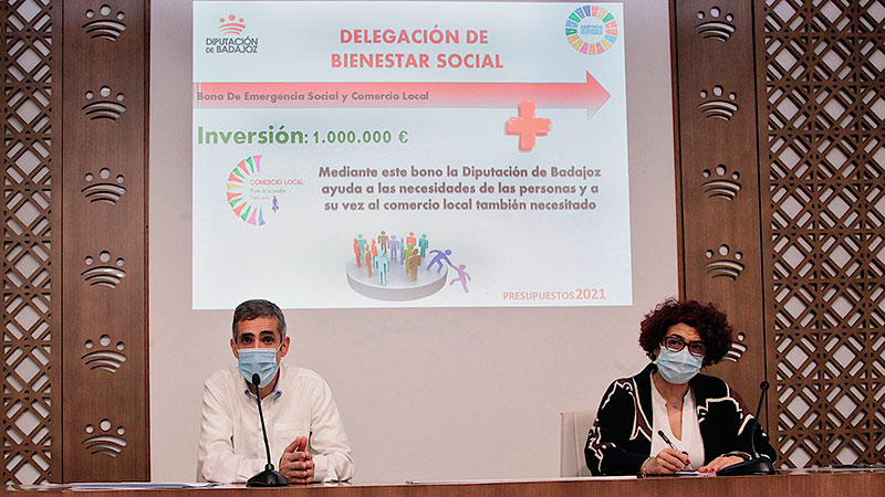 El presupuesto del Área de Bienestar Social de la Diputación de Badajoz llega a los 2.500.000 euros