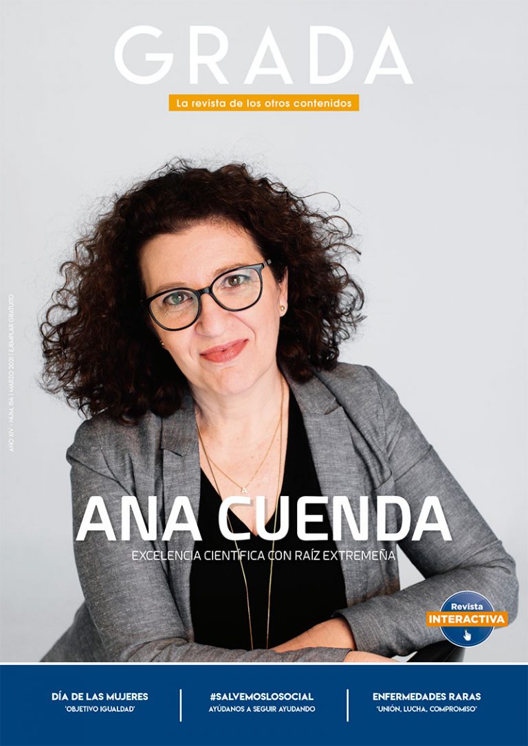 Ana Cuenda. Excelencia científica con raíz extremeña. Grada 154. Portada