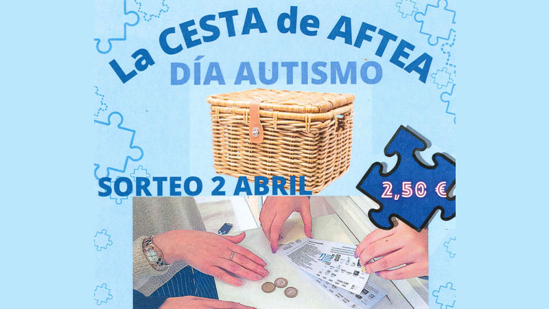 Aftea celebra un sorteo solidario el Día mundial de concienciación sobre el autismo