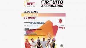 Vuelve el Circuito de tenis para aficionados