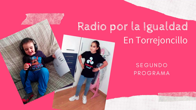 Escolares de Torrejoncillo emiten su segundo programa de ‘Radio por la igualdad’