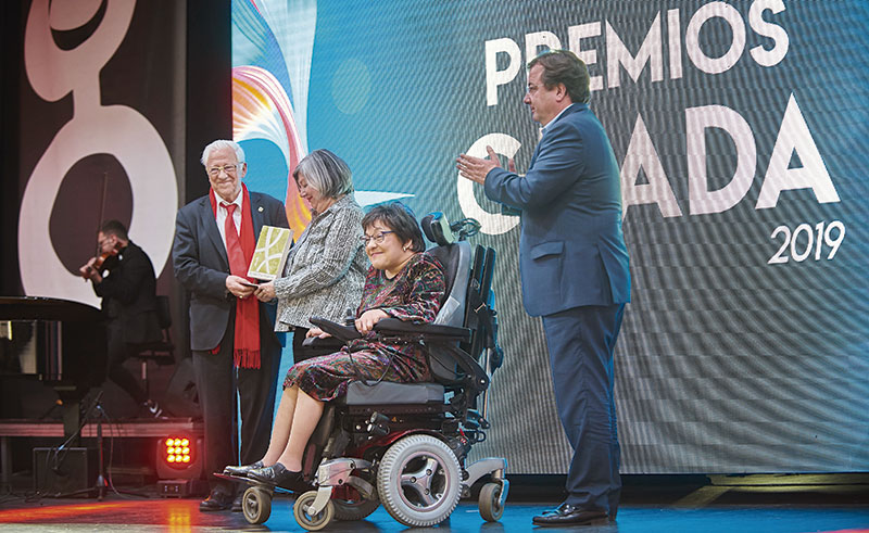 Acto de entrega del galardón de Fundación Primera Fila en 2019. Foto: Eduardo Sierra