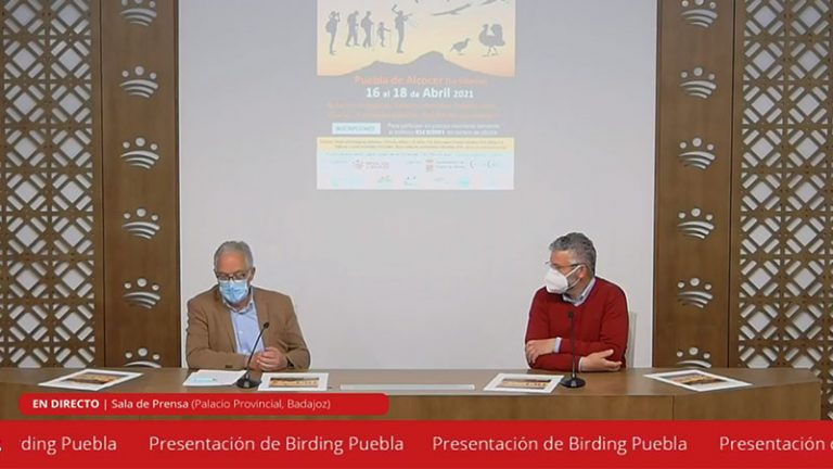 La Diputación de Badajoz presenta una nueva edición de 'Birding Puebla'