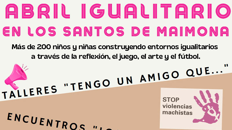 El Ayuntamiento de Los Santos de Maimona promociona la igualdad con el programa 'Abril igualitario'