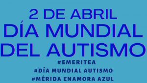 Los monumentos de Mérida se iluminan de azul por el Día mundial de concienciación sobre el autismo