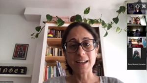 Sara Isabel Rodríguez participa en el Club de Lectura Fácil de Plena inclusión Extremadura
