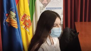 Celia Cabeza gana la fase provincial de Badajoz del concurso escolar ‘Carta a un militar español’