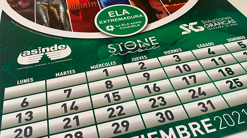 El calendario de este año de ELA Extremadura ha sido un éxito de ventas