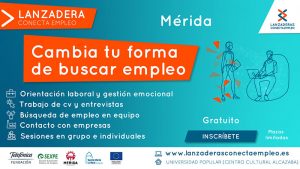 El programa 'Lanzaderas Conecta Empleo' reforzará la empleabilidad en Mérida