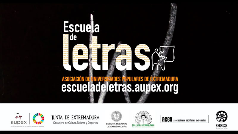 La Escuela de letras de Extremadura anima a profundizar en la creación literaria. Grada 155. Aupex