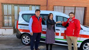 La Caixa, CaixaBank y Marcesa colaboran con Cruz Roja Miajadas con un nuevo vehículo