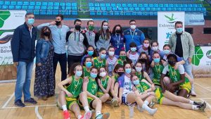 El Al-Qázeres ADC femenino junior se proclama campeón de Extremadura de baloncesto