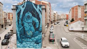 El festival de arte urbano 'Muro crítico' concluye con su estancia en Navaconcejo
